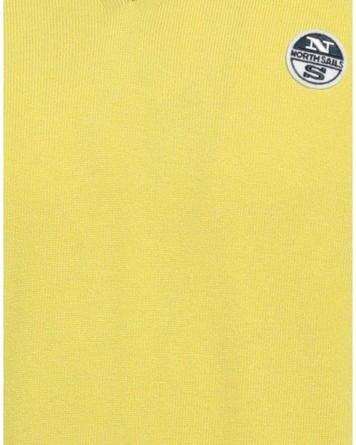 North Sails Yellow Jumper for men
