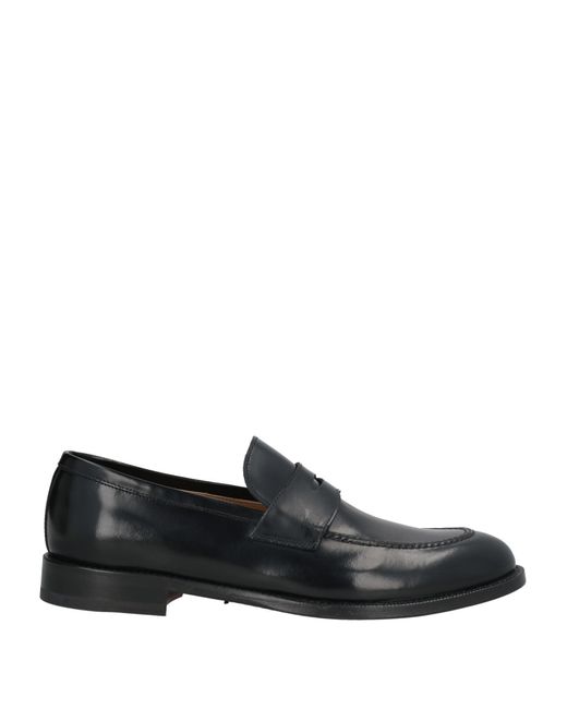 LABORATORIO 38 Black Loafers Leather for men