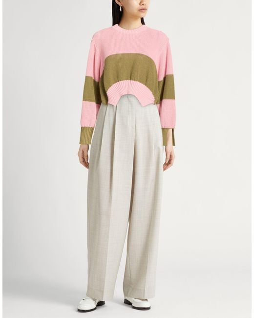 Roberto Collina Pink Sweater Cotton