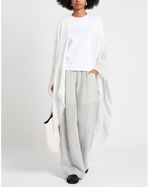 Peserico White Cape Linen, Cotton, Viscose, Polyester, Polyamide