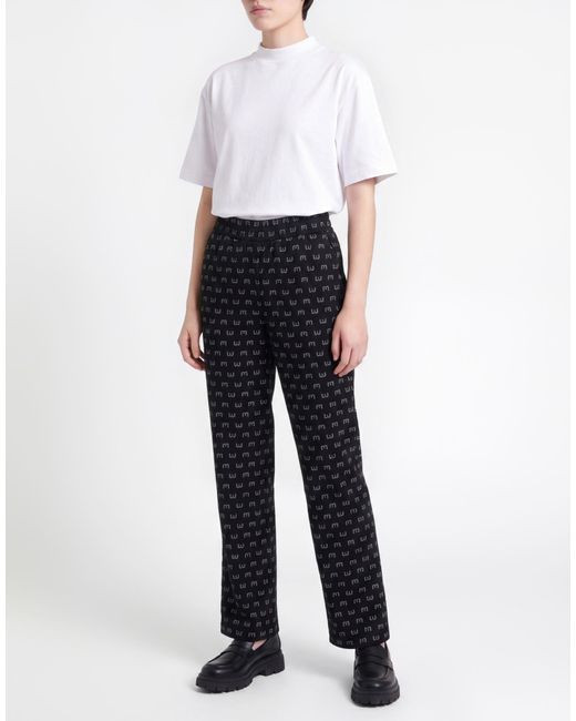 Liu Jo Blue Pants Polyester, Polyamide, Elastane