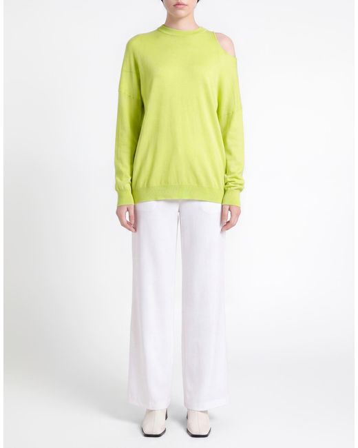 Erika Cavallini Semi Couture Yellow Jumper