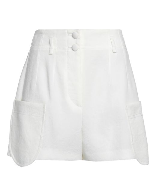 Emporio Armani White Shorts & Bermuda Shorts