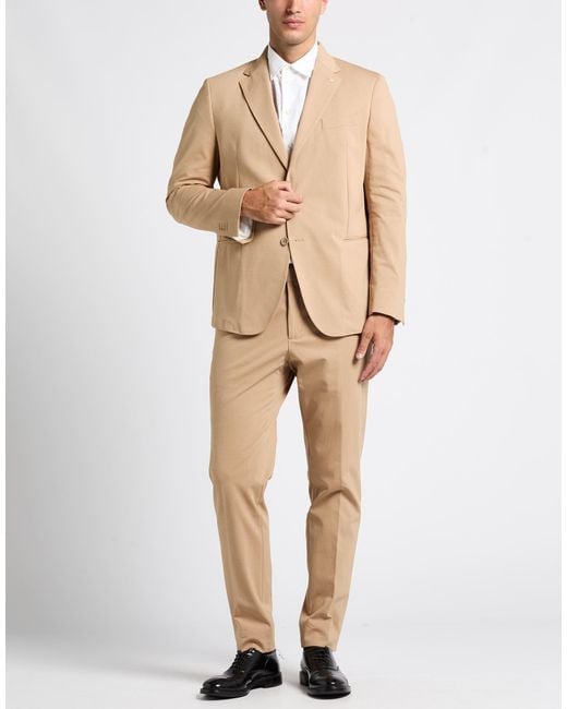 AT.P.CO Natural Suit Cotton, Polyamide, Elastane for men