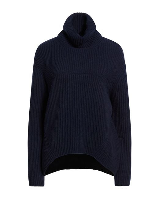 Daniele Fiesoli Blue Collezione N_01 Turtleneck Merino Wool, Cashmere