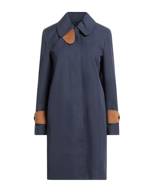 Tod's Blue Overcoat & Trench Coat