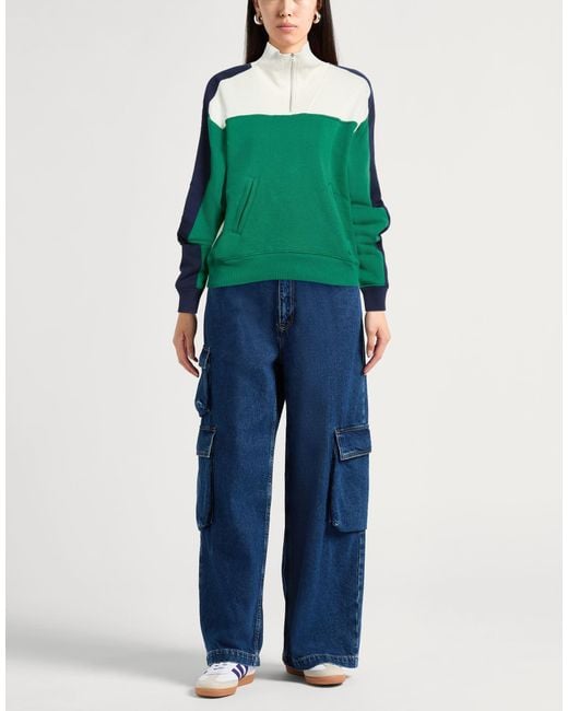 Rag & Bone Green Ivory Sweatshirt Cotton, Polyester