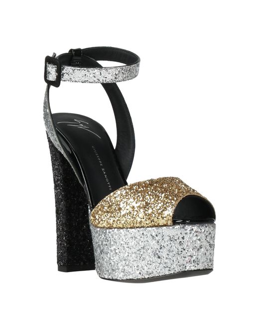 Giuseppe Zanotti Metallic Sandals Leather