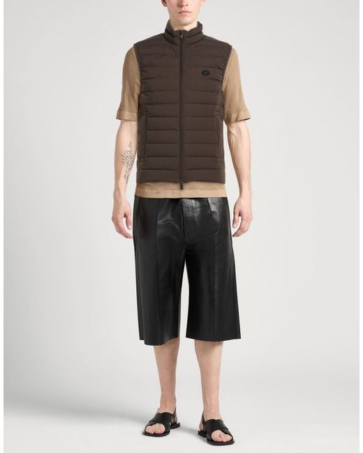 Emporio Armani Brown Gilet for men
