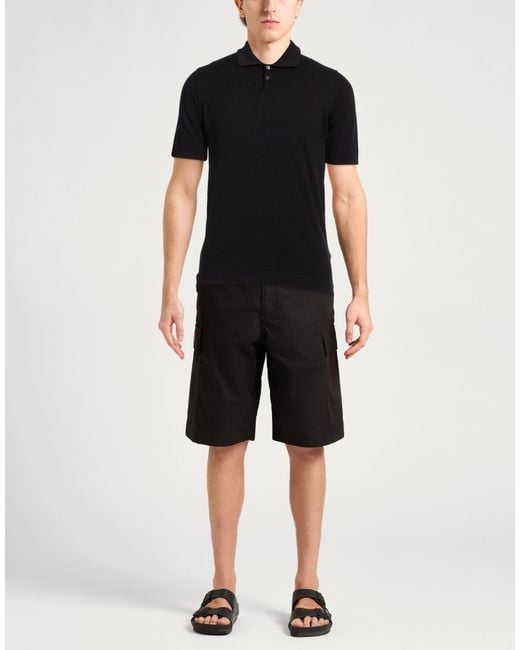 Alpha Studio Black Polo Shirts for men