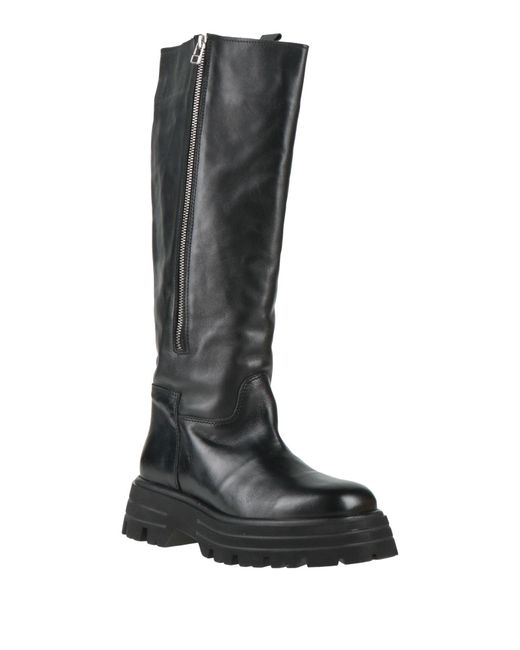 Inuovo Black Boot Leather