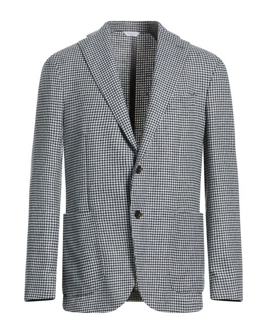Boglioli Gray Blazer Wool, Polyester, Polyamide for men