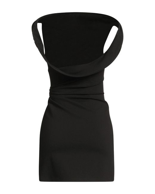 Jacquemus Black La Casa Mini Dress Viscose, Polyamide, Elastane
