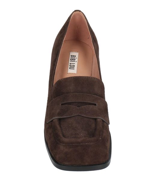 Bibi Lou Brown Loafers Leather