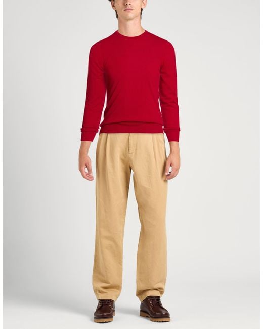 Kangra Red Sweater Wool for men