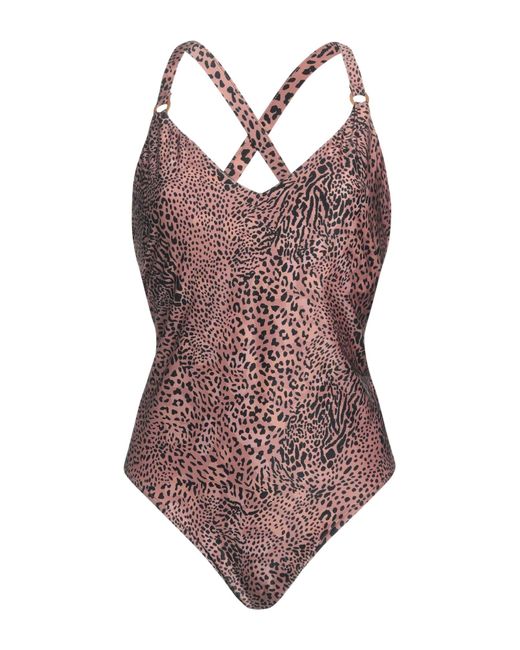 Seafolly Onepiece Swimsuit in Brown Lyst