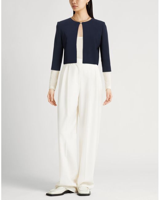 Marella Blue Midnight Jacket Triacetate, Polyester