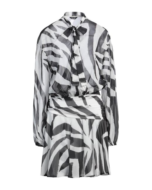 Just Cavalli White Midi Dress