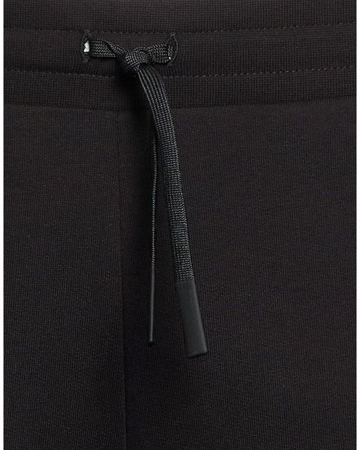 EA7 Black Pants Cotton, Elastane for men