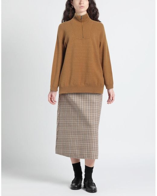 Alpha Studio Brown Turtleneck