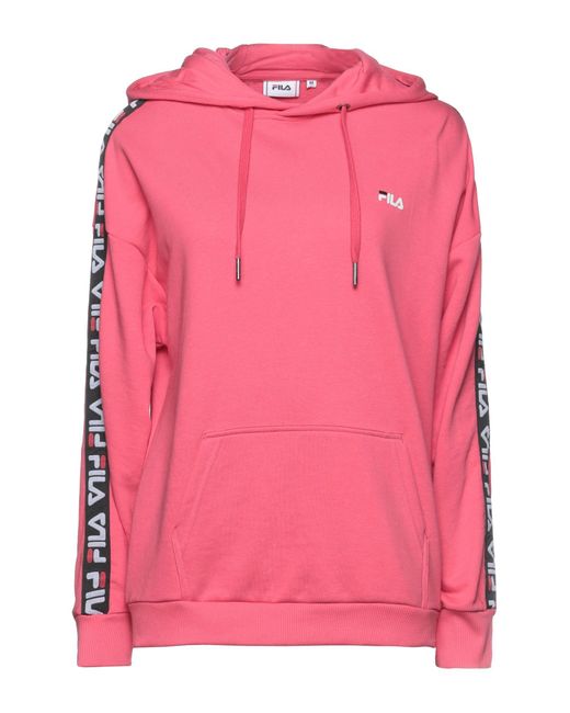Sudadera Fila de Tejido sintético de color Rosa - Lyst