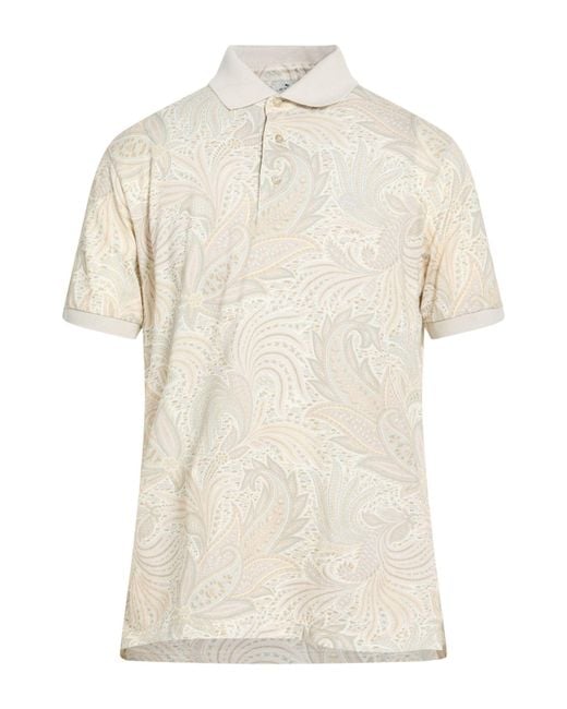 Etro Natural Polo Shirt for men