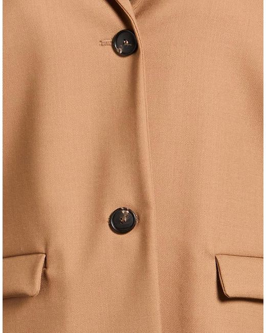 Tela Natural Blazer Polyester, Virgin Wool, Elastane