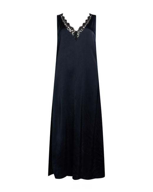 Officine Generale Blue Maxi Dress