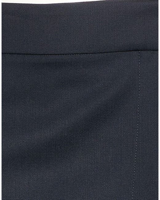 Marella Blue Mini Skirt Polyester, Virgin Wool