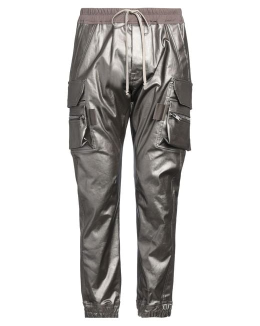 Rick Owens Gray Jeans Cotton, Elastomultiester, Elastane for men