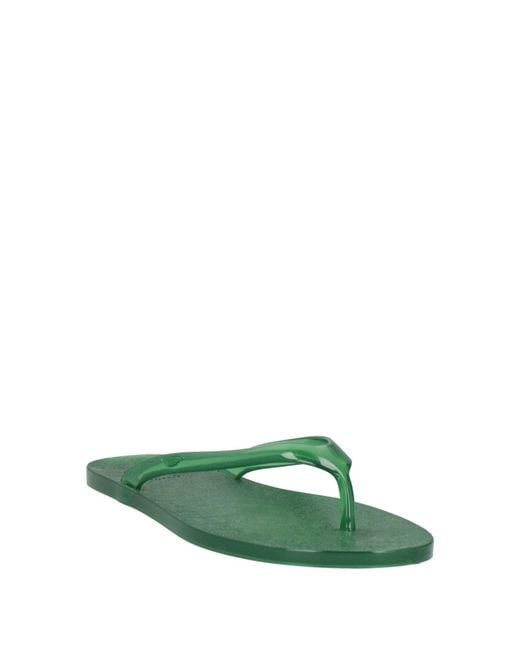 Ancient Greek Sandals Green Thong Sandal Synthetic Material
