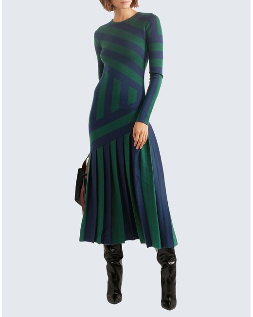 Gabriela Hearst Green Maxi Dress