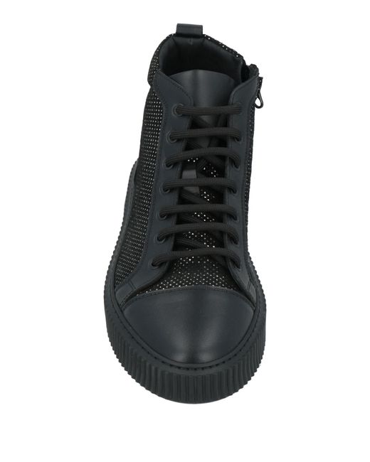 Giovanni Conti Black Trainers for men