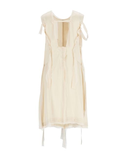 Maison Margiela White Midi Dress