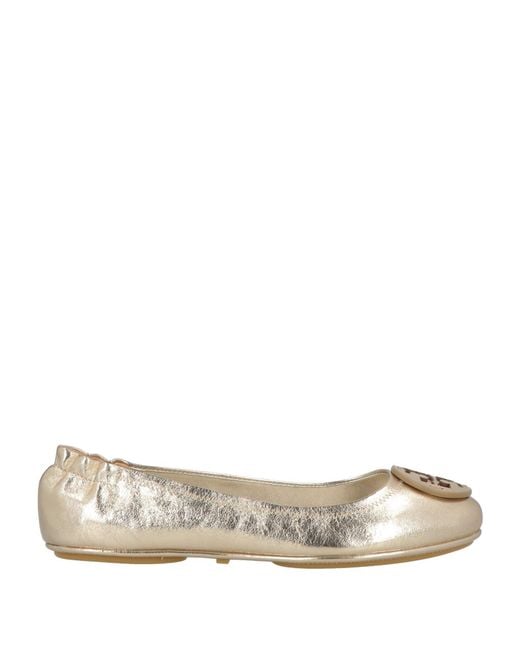 Tory Burch Natural Ballet Flats