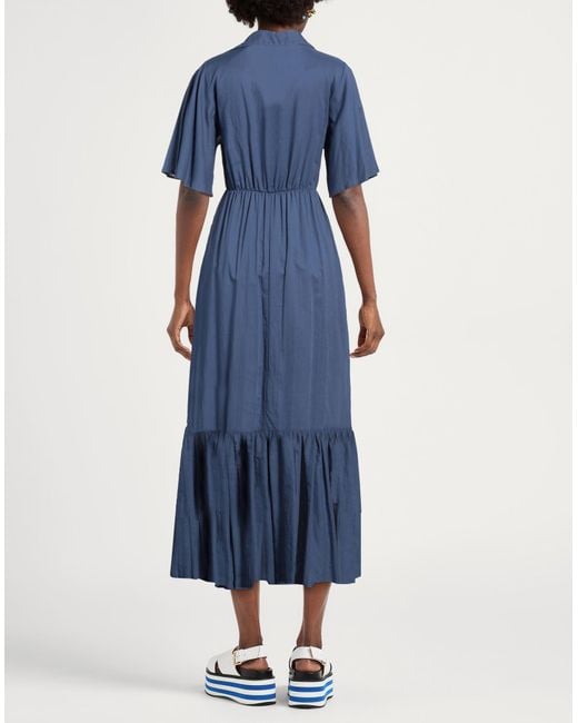 Kaos Blue Midi-Kleid