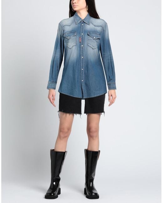 DSquared² Blue Denim Shirt