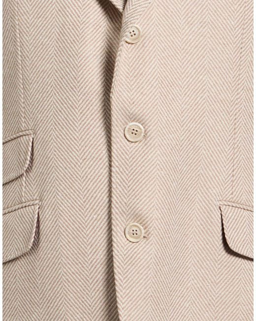 Brunello Cucinelli Natural Blazer for men