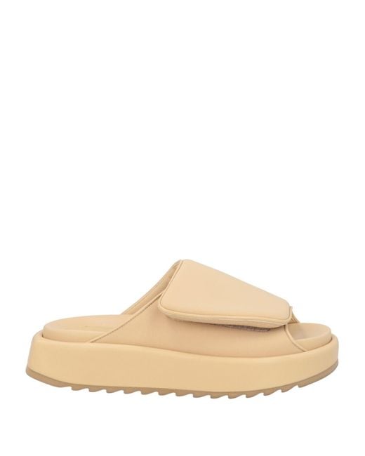 ganni leather sandals