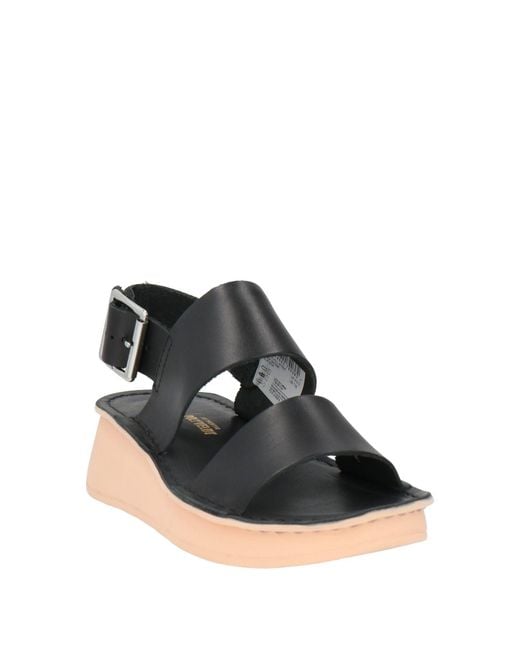 Clarks Black Sandals Leather