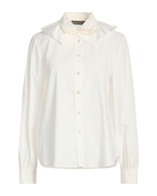 Elena Miro White Shirt Cotton