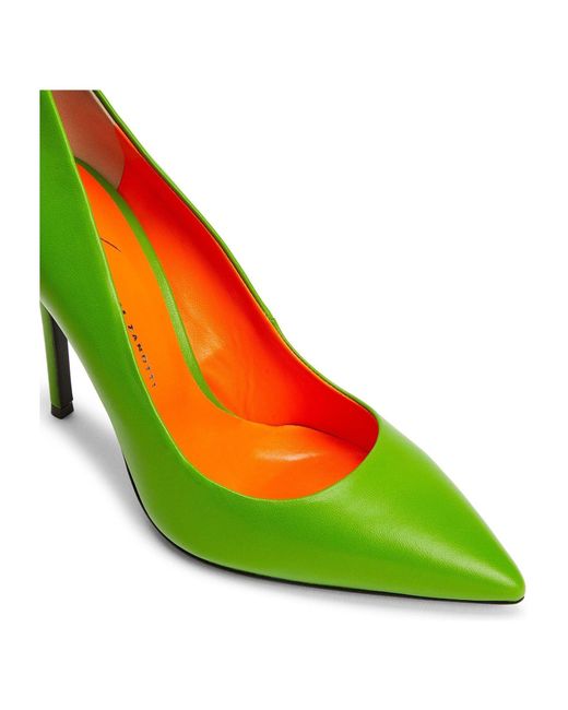 Zapatos Lucrezia con tacón de 105mm Giuseppe Zanotti de color Green