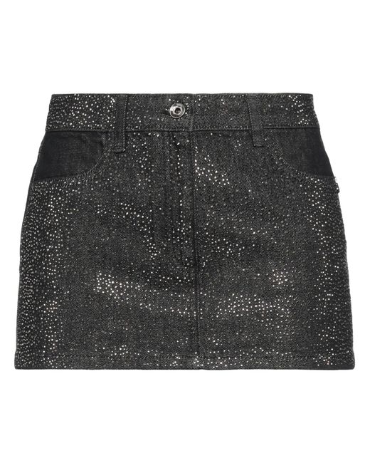 Patrizia Pepe Black Denim Skirt