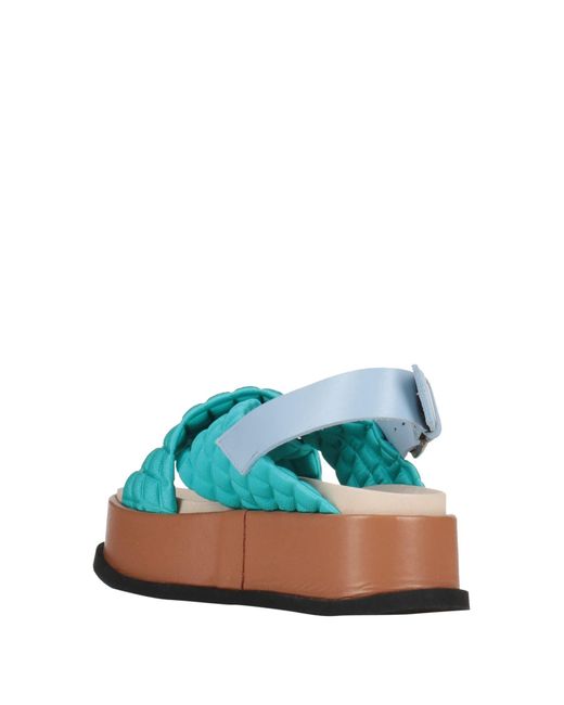 L4k3 Blue Sandals