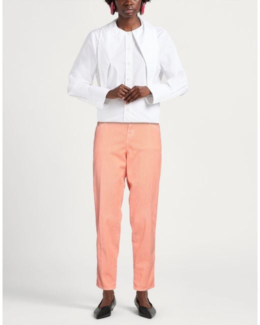 Mason's Pink Jeans Cotton, Elastane