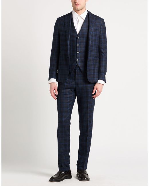 Roda Blue Suit Wool for men