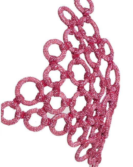 Oseree Red Top Polyamide, Metallic Fiber