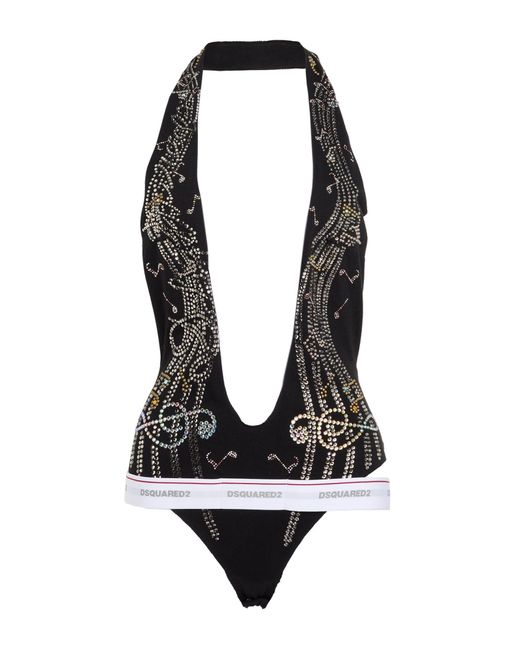DSquared² Black Bodysuit