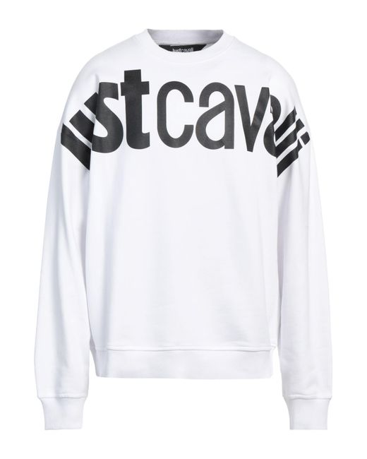 Just Cavalli White Sweatshirt for men