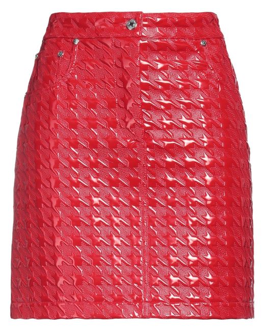 MSGM Red Mini Skirt